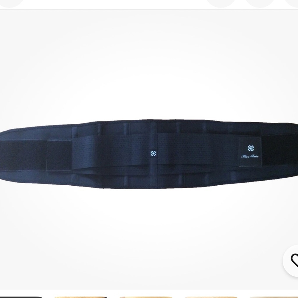 Kiwi Rata Black Waist Trainer Belt. Size Small. Up to 30” NWOT